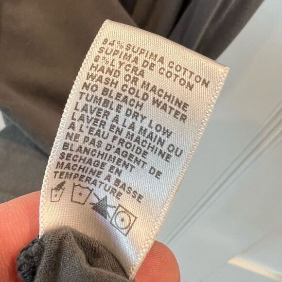 James Perse Supima Cotton Jersey Tank Dress Womens Size 2 Medium Gray Sleeveless - Picture 8 of 11